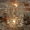 Italienische Mid-Century Modern Rostrati Wandlampen aus Muranoglas & Messing, 2er Set 9