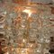 Apliques italianos Mid-Century modernos de cristal de Murano Rostrati y latón. Juego de 2, Imagen 10