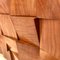 Mid-Century Italian Modern Style Siena Marble & Solid Birchwood Sideboard 9