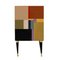 Mid-Century Modern Style Murano Glass & Brass Sideboard from LA Studio, Image 7