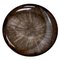 French Modern Sculptural Concave Brown Glass Mirror 1