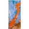 Dario Urzay, Spanish Abstract Artwork, Aluminium Blue and Orange, Image 1