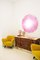 Italian Circular Pink Polycarbonate Wall Lamp by Jacopo Foggini 11