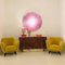 Italian Circular Pink Polycarbonate Wall Lamp by Jacopo Foggini 9