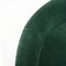 Sofá italiano curvo de terciopelo de algodón verde y latón al estilo de Ico Parisi, Imagen 5