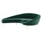 Curved Green Cotton Velvet and Brass Italian Sofa in the Style of Ico Parisi, Image 1