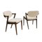 Mid Century Danish Walnut Chairs, Set of 4 3