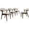 Mid Century Danish Walnut Chairs, Set of 4 1