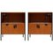 Mid-Century Italian Model 222 Bedside Tables by Ico Parisi for Mim, Set of 2, Image 1