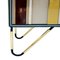 Mid-Century Italian Solid Wood and Colored Glass Sideboards, Set of 2, Image 8