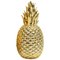 Ananas Décoratif Doré De Style Régence En Porcelaine 1