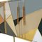 Italienisches Sideboard aus Massivholz und farbigem Glas aus der Mitte des Jahrhunderts 5
