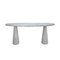 White Carrara Marble Eros Console Table by Angelo Mangiarotti for Skipper, Italy 2