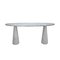 White Carrara Marble Eros Console Table by Angelo Mangiarotti for Skipper, Italy, Image 2