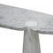 White Carrara Marble Eros Console Table by Angelo Mangiarotti for Skipper, Italy 7