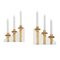 French Brass and Methacrylate Candelabras, Set of 2 2
