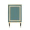 Italienische Sideboards aus Messing und farbigem Glas aus der Mitte des Jahrhunderts, 2er-Set 6