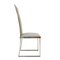 Französische Mid-Century Stühle aus Stahl & Messing von Michel Mangematin, 8er Set 3
