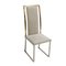Französische Mid-Century Stühle aus Stahl & Messing von Michel Mangematin, 8er Set 4