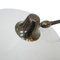 Lámpara de mesa italiana Mid-Century moderna de acero y latón en blanco de Oscar Torlasco, Imagen 6