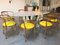 Mid-Century Birchwood 209 Yellow Upholstery Dining Chairs from Thonet, Germany, 1900s, Set of 8 15