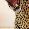 Escultura decorativa francesa con leopardo de terracota, años 40, Imagen 12