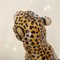 Escultura decorativa francesa con leopardo de terracota, años 40, Imagen 13