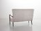 2-Seater Sofa in Grey Silver Fabric by Guglielmo Ulrich, 1950s 18