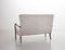 2-Seater Sofa in Grey Silver Fabric by Guglielmo Ulrich, 1950s, Image 18