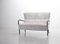 2-Sitzer Sofa aus grauem Silber von Guglielmo Ulrich, 1950er 9