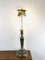 Vintage Dutch Brass and Green Table Lamps from Kullmann, 1970s, Set of 2 8