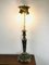 Vintage Dutch Brass and Green Table Lamps from Kullmann, 1970s, Set of 2 7