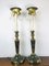 Vintage Dutch Brass and Green Table Lamps from Kullmann, 1970s, Set of 2 22