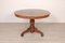 Antique Round Dining Table in Walnut, 1800s 4