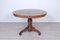 Antique Round Dining Table in Walnut, 1800s, Image 1