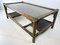 Vintage Dark Bamboo and Rattan Coffee Table, Image 1