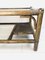 Vintage Dark Bamboo and Rattan Coffee Table 14
