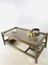 Vintage Dark Bamboo and Rattan Coffee Table 2