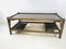 Vintage Dark Bamboo and Rattan Coffee Table 3