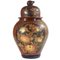 Antique Arita Lacquered Porcelain Vase 1