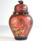Antike Arita Vase aus Lackiertem Porzellan 2
