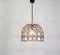 Iron and Clear Glass Pendant Light from Limburg, Germany, 1960s, Image 3