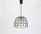 Iron and Clear Glass Pendant Light from Limburg, Germany, 1960s, Image 4