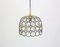 Iron and Clear Glass Pendant Light from Limburg, Germany, 1960s, Image 6