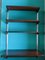 Rosewood Wall Shelving System by Kai Kristiansen for FM Møbler, 1960s, Set of 4 1