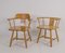 Vintage Wooden Armchairs by Asko, Set of 2 1