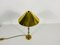 Lámpara de mesa alemana de latón macizo, años 60, Imagen 9