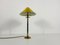 Lámpara de mesa alemana de latón macizo, años 60, Imagen 5