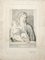 Ferdinand Gaillard, Madonna with Child, Original Bulino, 19th Century, Immagine 1