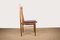 Large Danish Teak & Fabric Dining Chairs in the Style of Arne Vodder, 1960s, Set of 4, Image 8